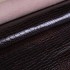 Кусок кожи коричневый каштан глянец STAMP CROCO 1,2 мм